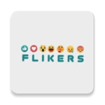 flikers - get fb reactions android application logo